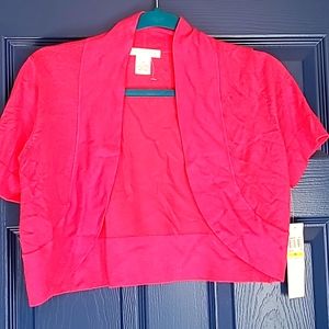 Knit cardigan M crop top